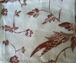 Jual Kain Batik Tulis Warna Putih-Maroon