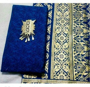 Batik Pekalongan Kain Prada Emas n Embos