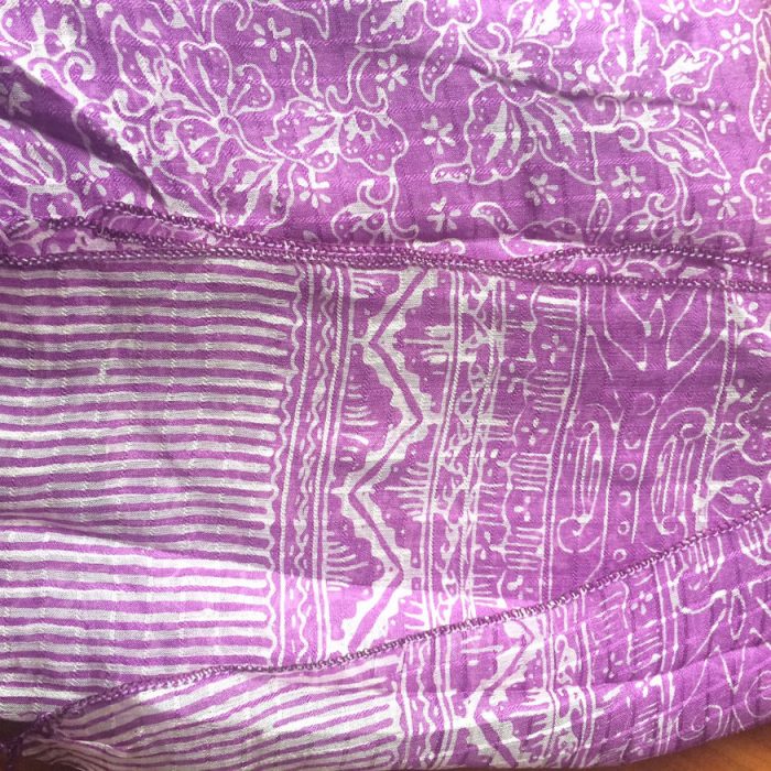 Jual Batik Silk Scarf Sutra Ungu